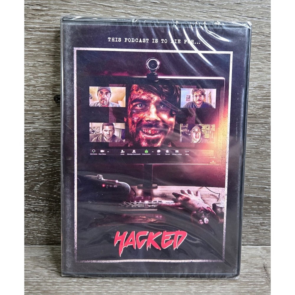 Hacked 2020 Horror Thriller Movie OOP‎ DVD Indie Podcast Killer New Rare Chase